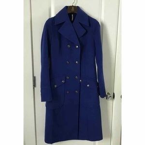 Free People Royal Blue Peacoat NWOT